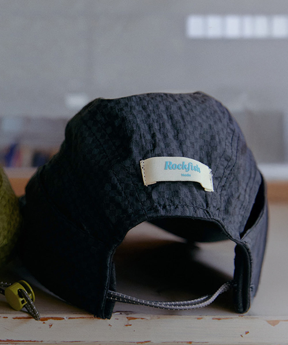 Rockfish Weatherwear KNOT CAP Black Check back label