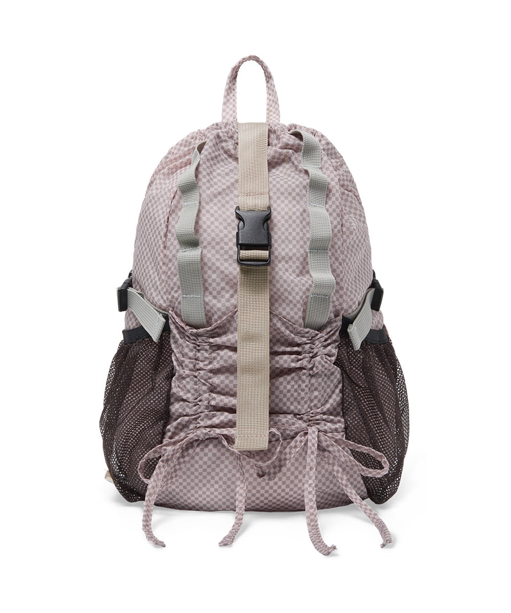 Rockfish Weatherwear Light Weight Backpack Pink Check