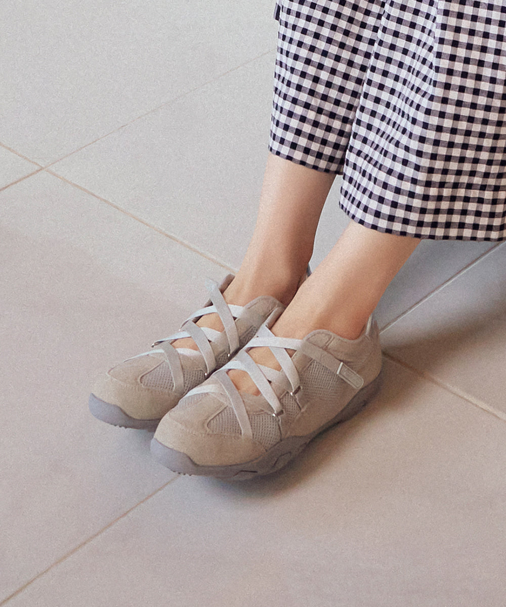 Rockfish Weatherwear ZANE X-STRAP SNEAKERS V2 Light Grey view 3