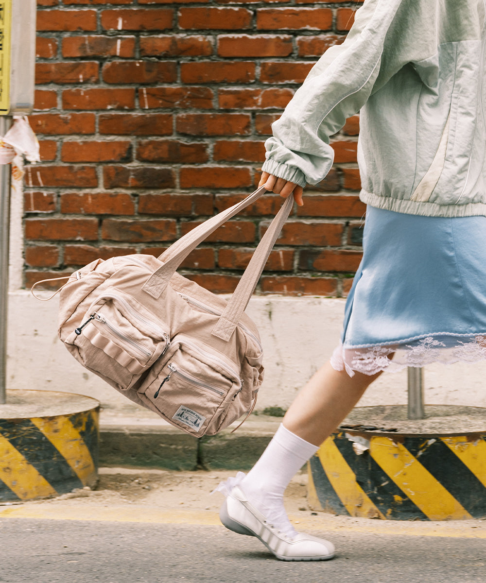 Rockfish Weatherwear NYLON BOWLING BAG Pink Beige view 2