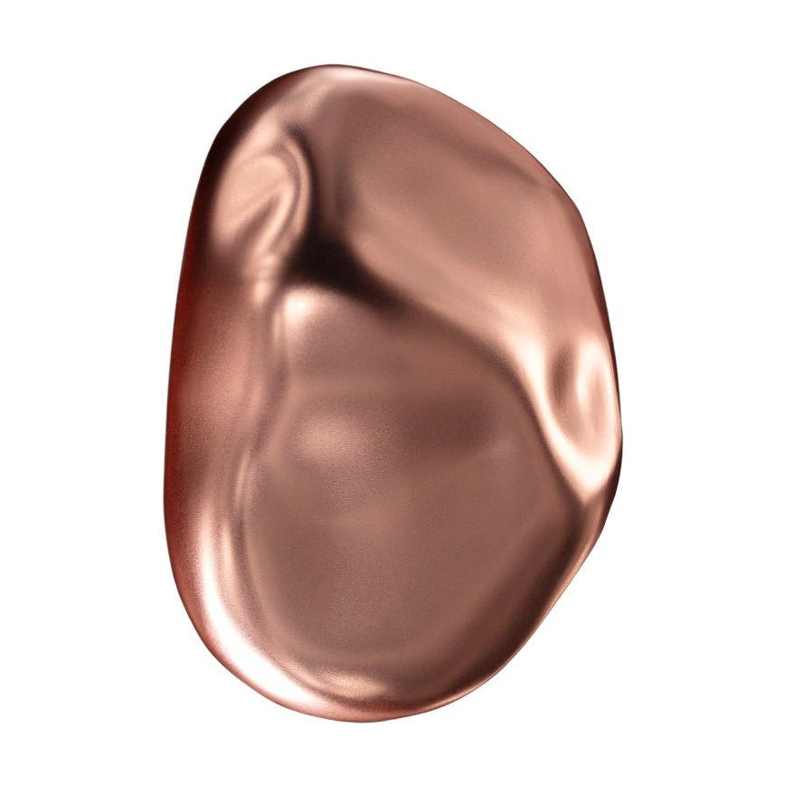 AHRES a stone, Mellow Flavors Forest solid perfume in Pink, rose-copper river-stone case