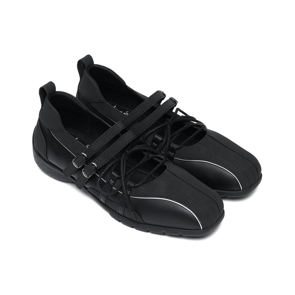 Rockfish Weatherwear Aster Laceup Sneakers Black three-quarter view