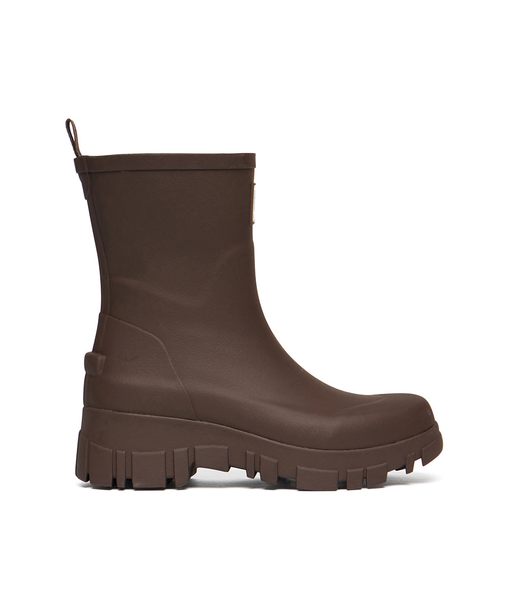 Rockfish Weatherwear PLATFORM RAIN BOOTS MIDDLE Brown view 4