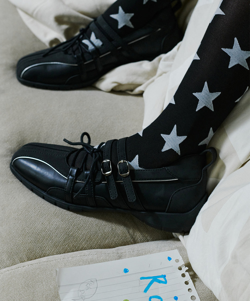 Rockfish Weatherwear Aster Laceup Sneakers Black styled