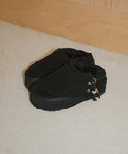Rockfish Weatherwear Stud Maxi Folded Mules Black view 4