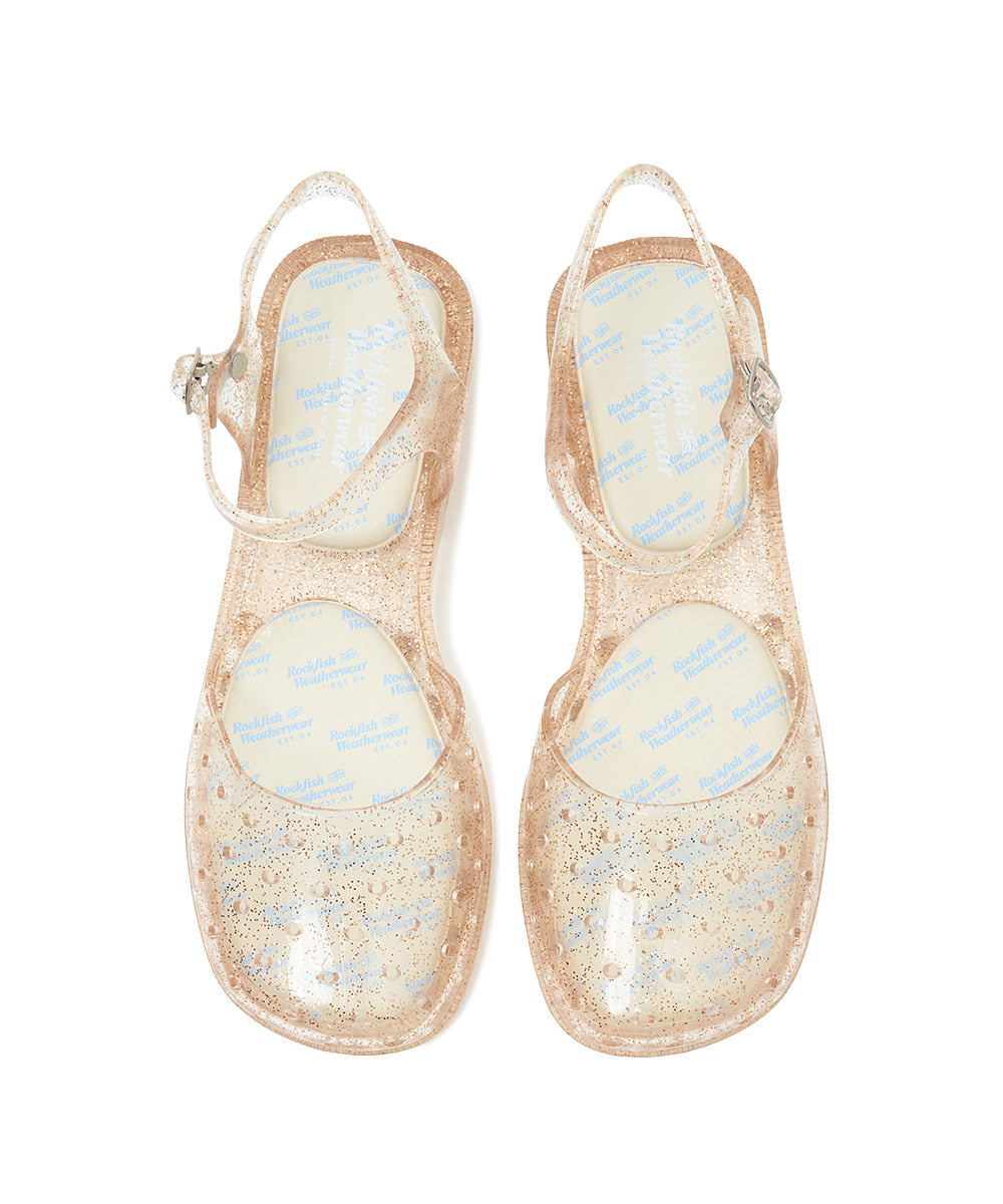 Rockfish Weatherwear Glair Slingback Sandals Glitter Gold view 7