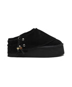 Rockfish Weatherwear Stud Maxi Folded Mules Black view 7