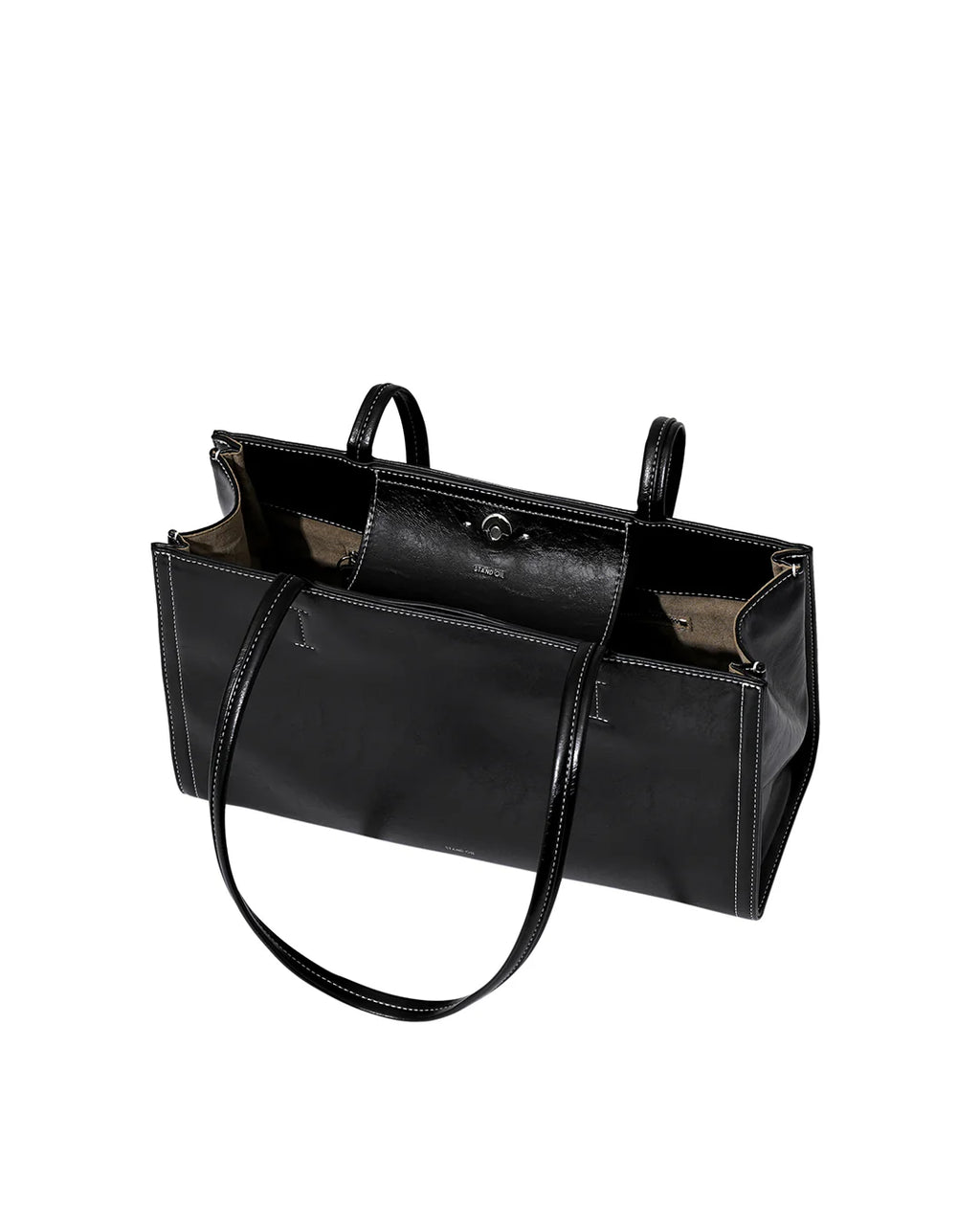 STAND OIL Oblong Bag - Stitch Black
