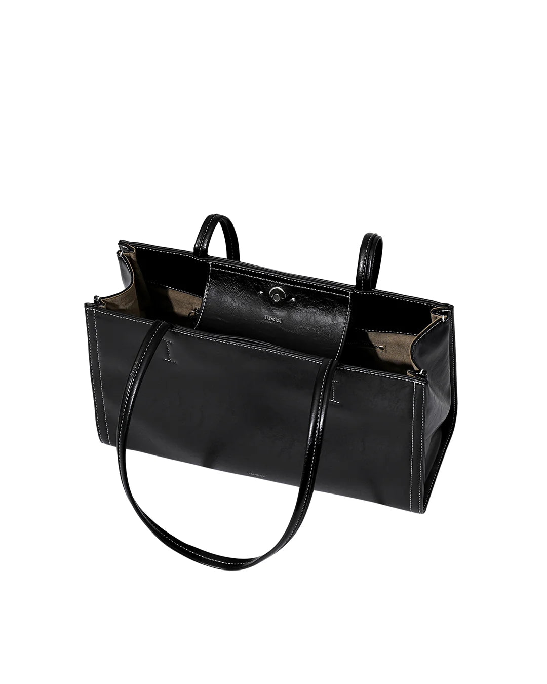 STAND OIL Oblong Bag - Stitch Black
