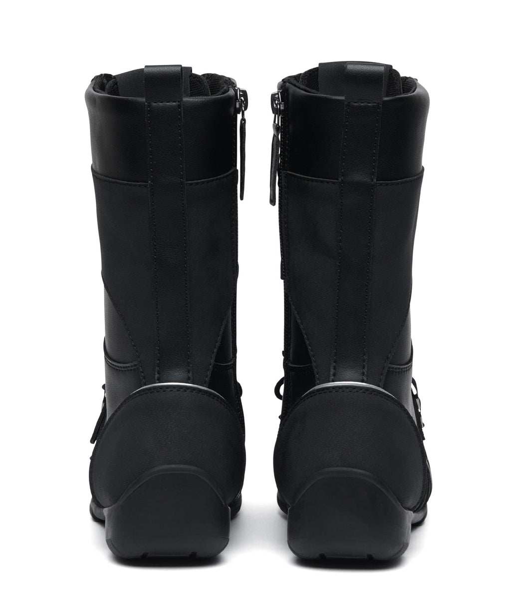 Rockfish Weatherwear Aster High Top Sneakers Black rear pair