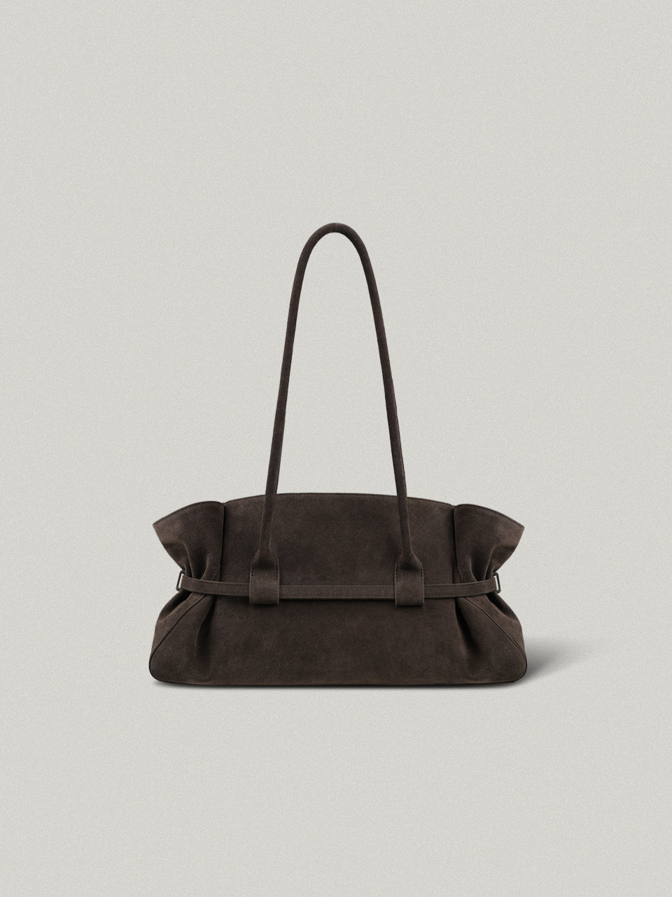 FOLNUA Havi Bag Brown Suede interior view