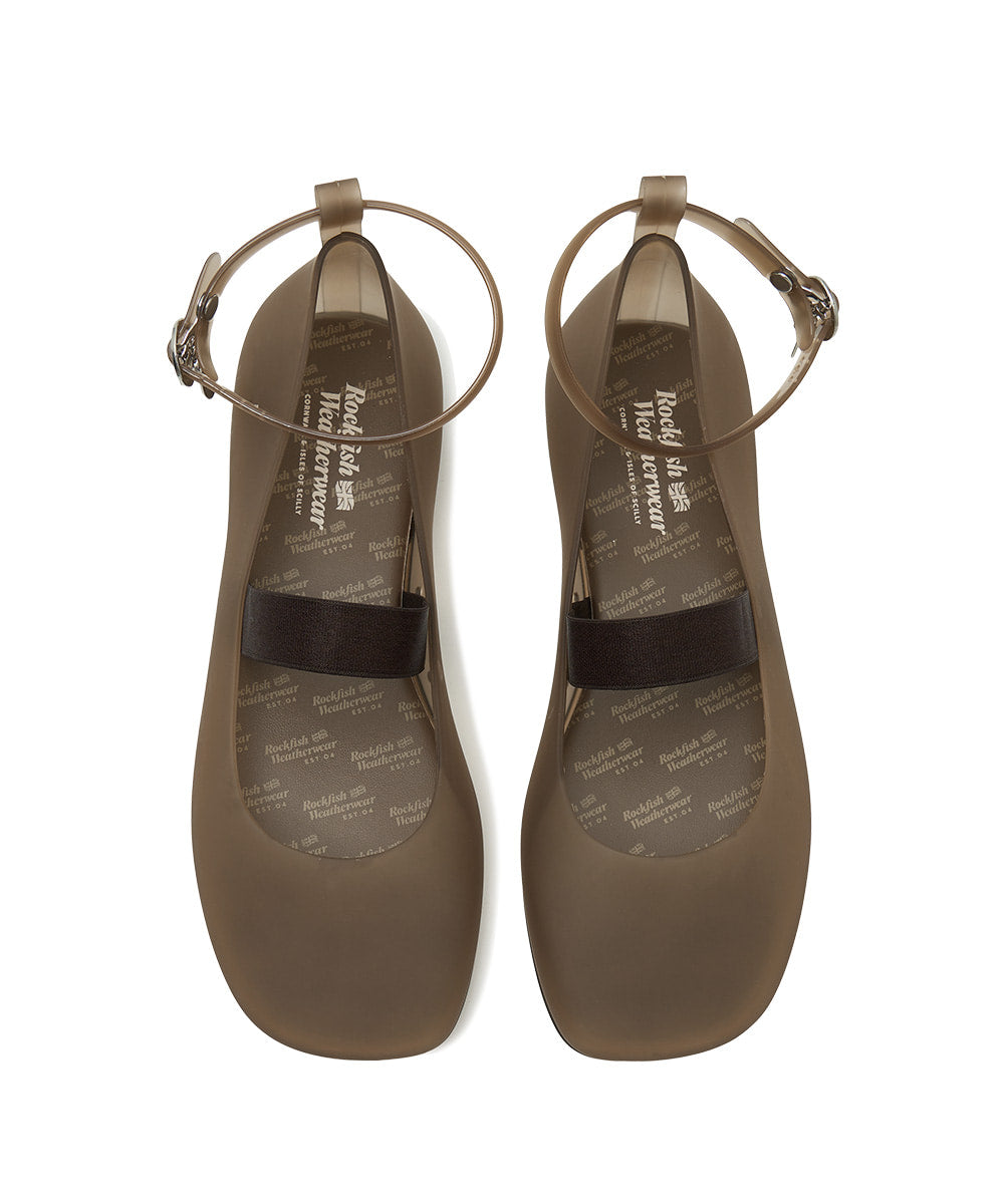 Rockfish Weatherwear GLAIR BANDING FLATS Brown top view