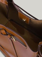 FOLNUA Mini Anthos Bag - Brown Stitch