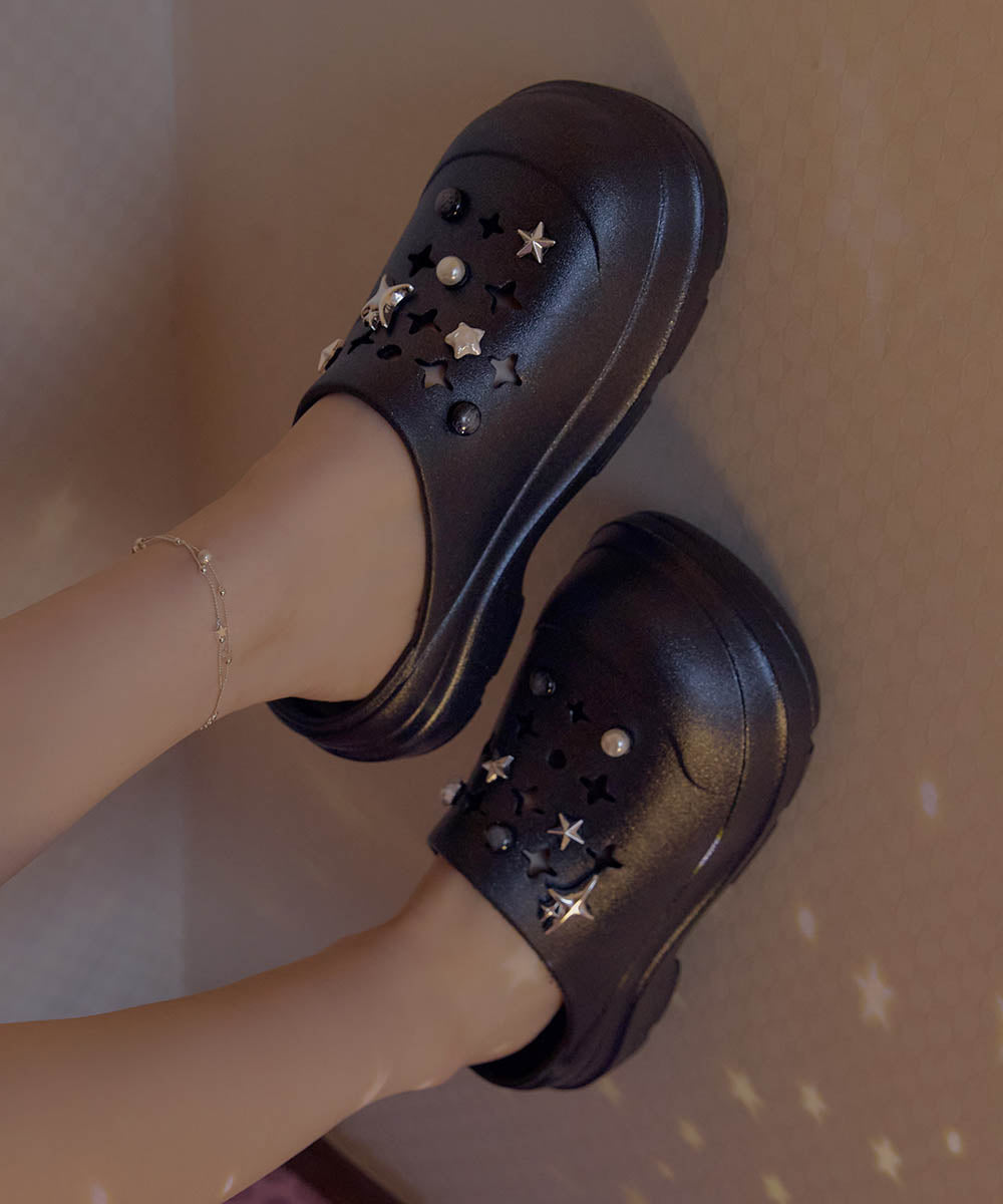 Rockfish Weatherwear x clor Hayden Clog Black Glitter view 5