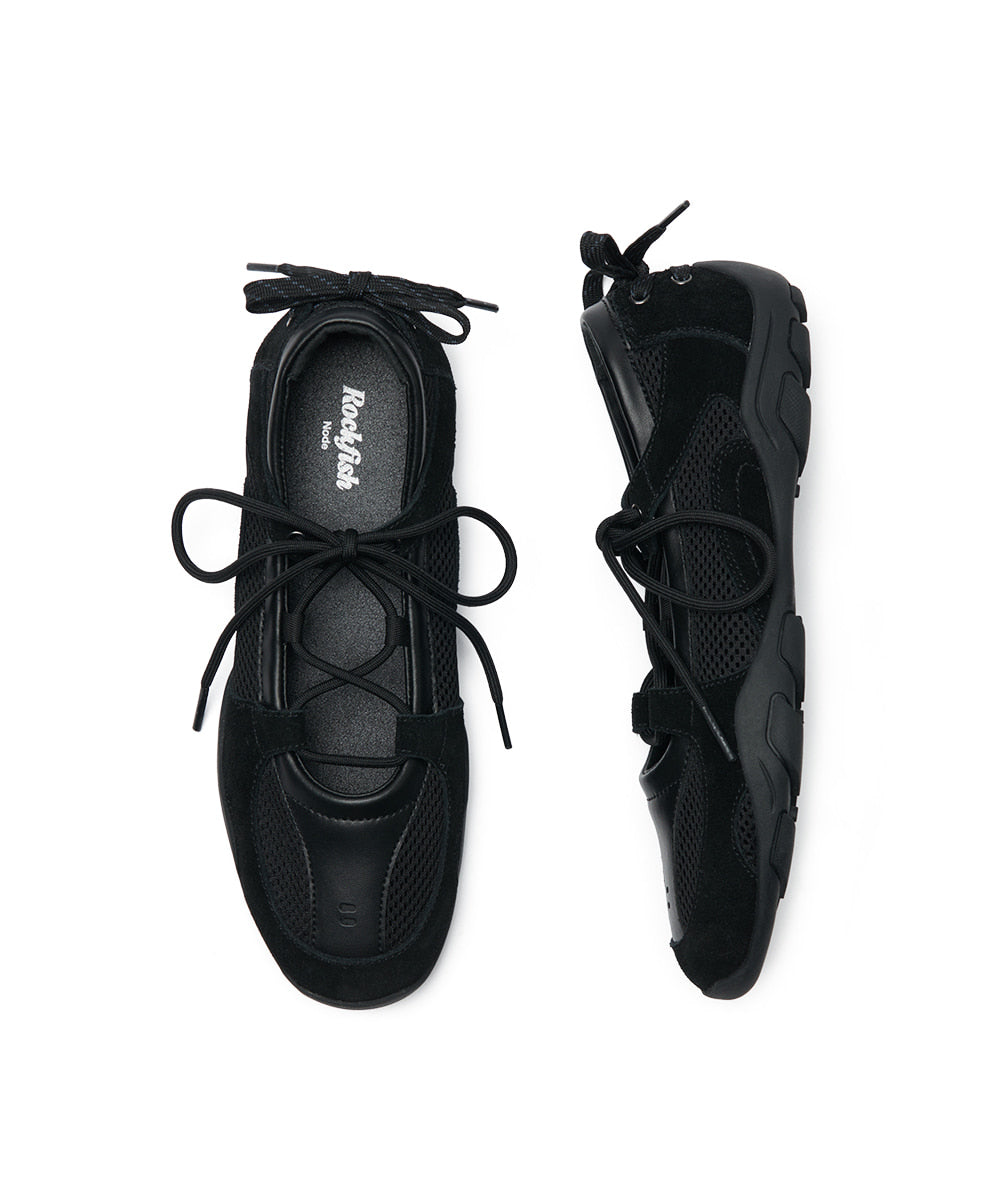 Rockfish Weatherwear NICOLE WEAVING LACEUP SNEAKERS V2 Black 22