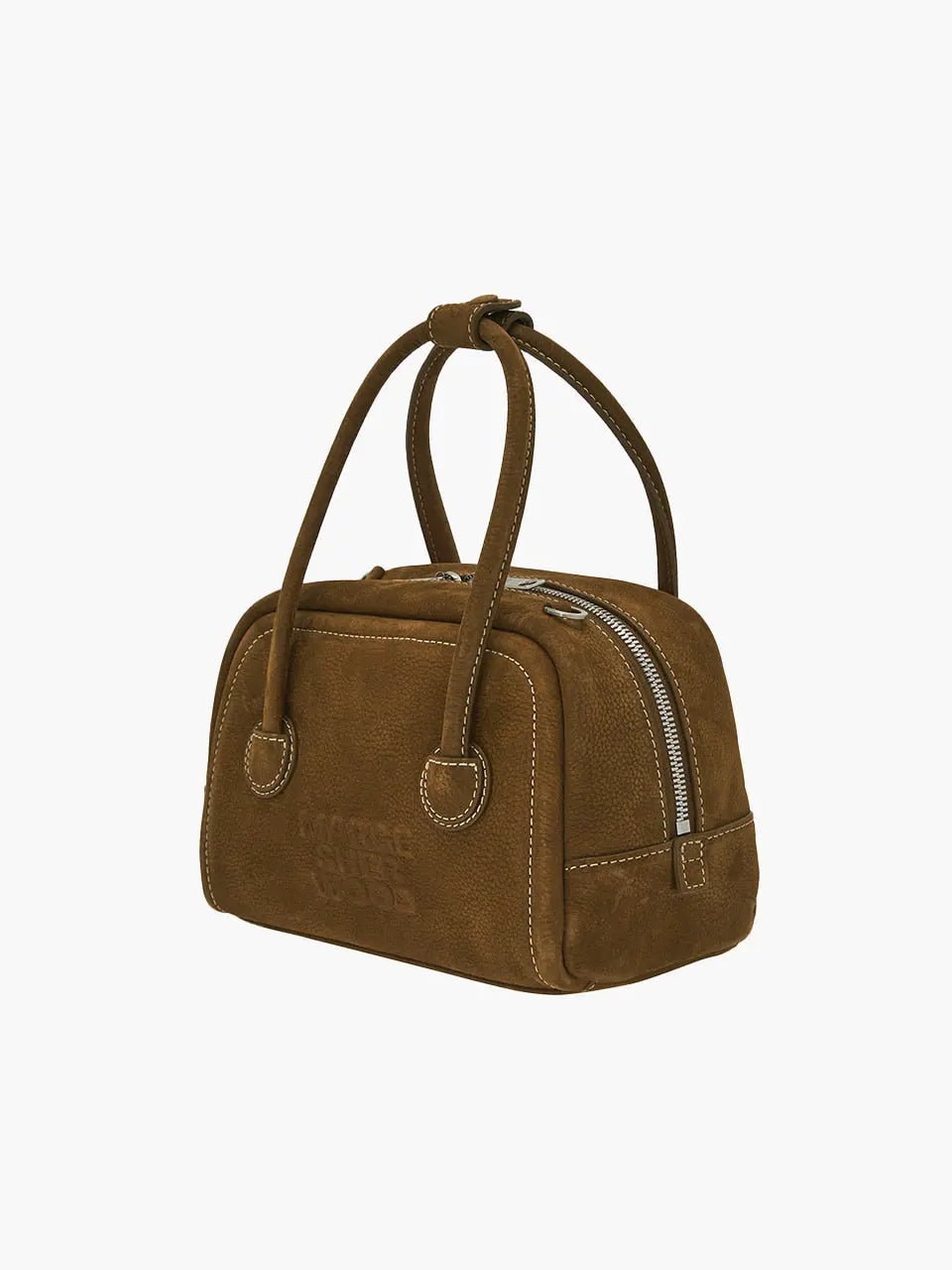 MARGESHERWOOD Soft Tote Mini Bag in Chestnut Nubuck leather