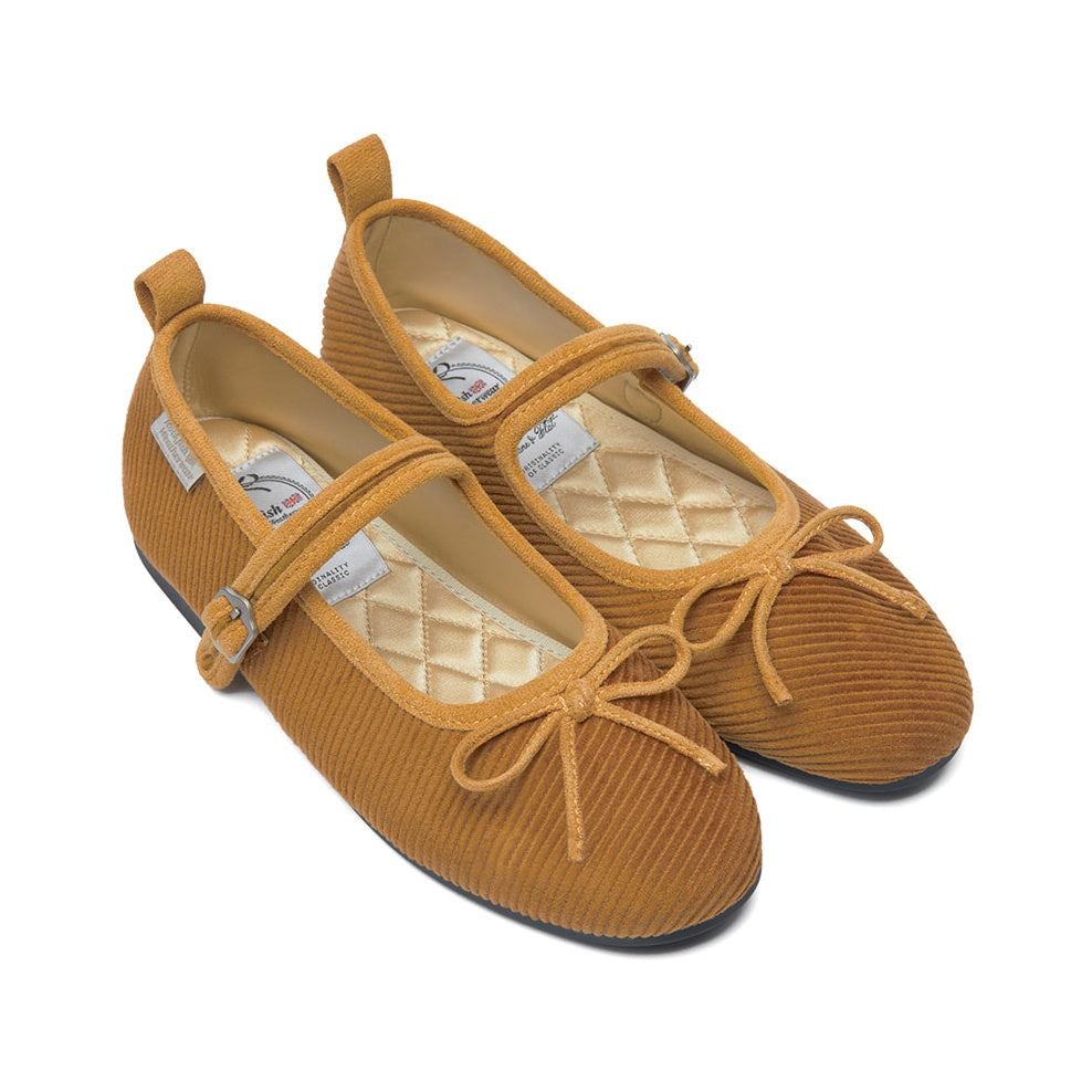 Rockfish Weatherwear Bella Maryjanes Corduroy Camel