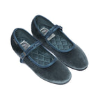 Rockfish Weatherwear Bella Quilted Maryjanes Grey front view