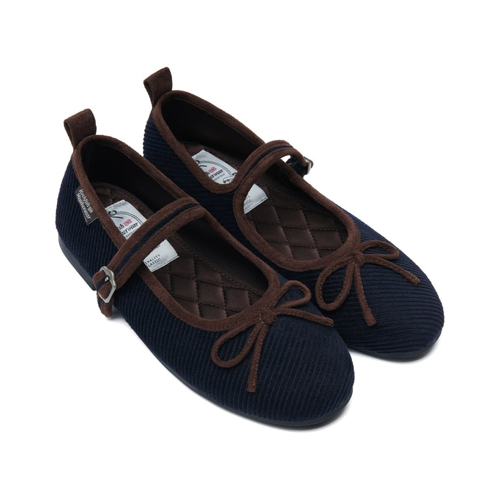 Rockfish Weatherwear Bella Maryjanes Corduroy Navy
