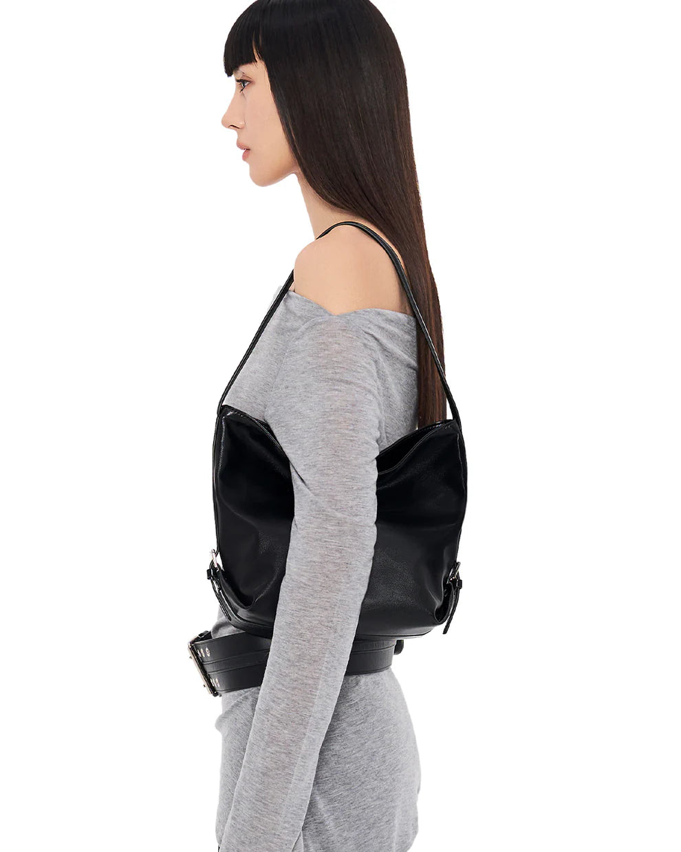 STAND OIL Mio Bucket Bag - Black