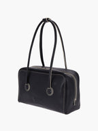 MARGESHERWOOD Soft Boston Bag - Black Plain