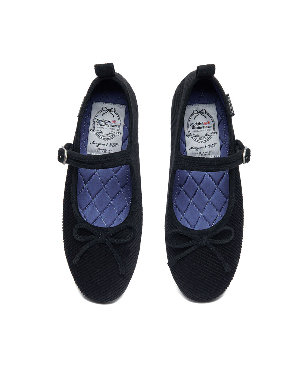 Rockfish Weatherwear Bella Maryjanes Corduroy Black view 12