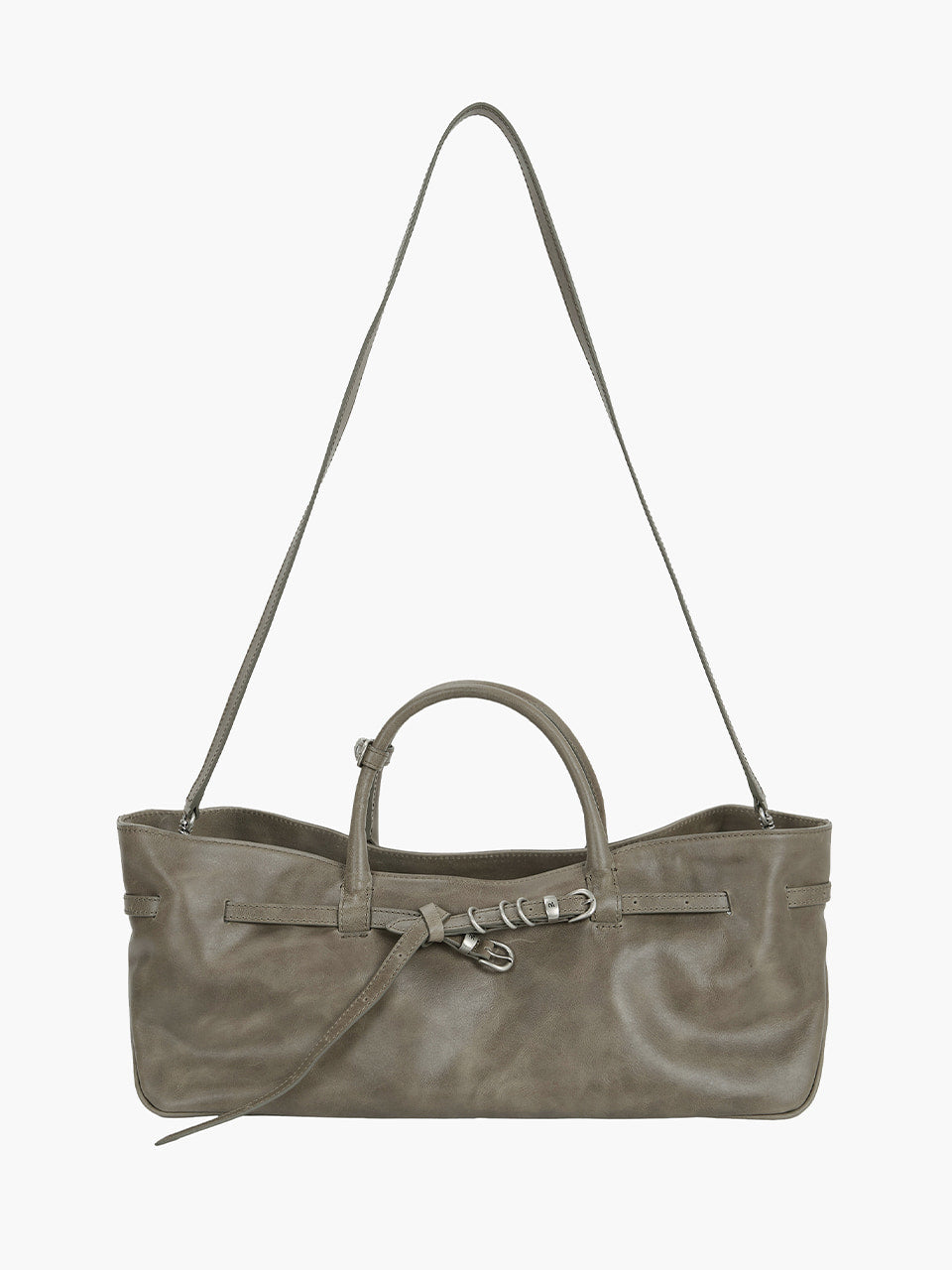 MARGESHERWOOD Grandma Used Bag - Etoffe Pull-up Leather