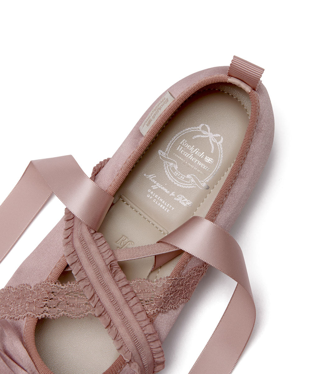 Rockfish Weatherwear Banding Ballet Flats - Beige Pink view 14