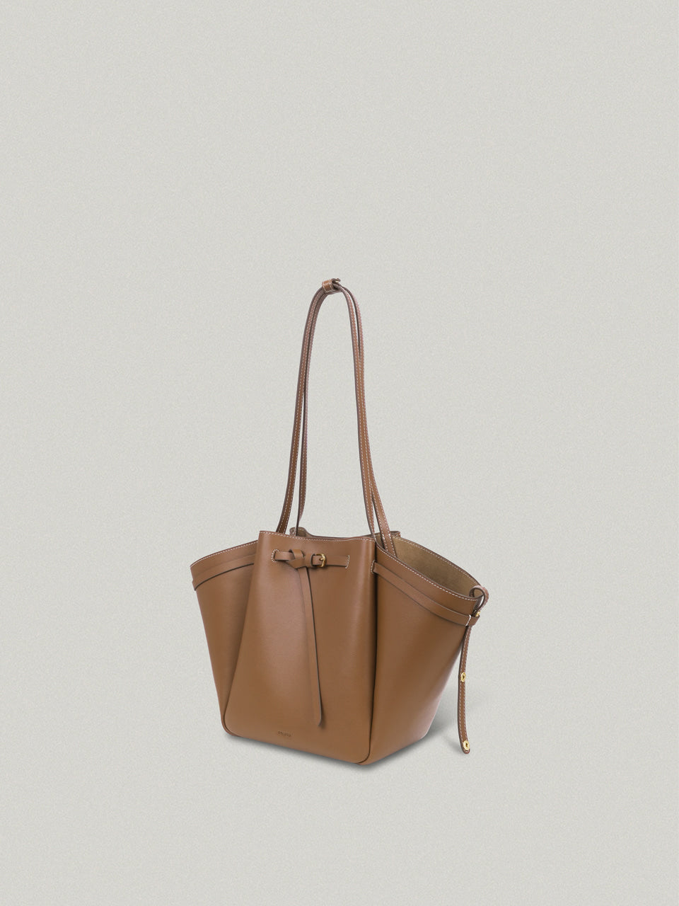 FOLNUA Mini Anthos Bag Almond - Stitch - hardware detail
