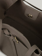 FOLNUA Mini Anthos Bag Taupe - Nubuck - hardware detail
