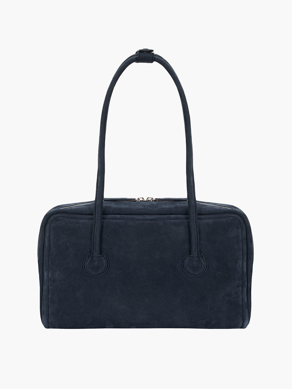 MARGESHERWOOD Soft Boston Bag - Indigo Nubuck