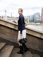 FOLNUA Mini Shell Bag - Black Stitch