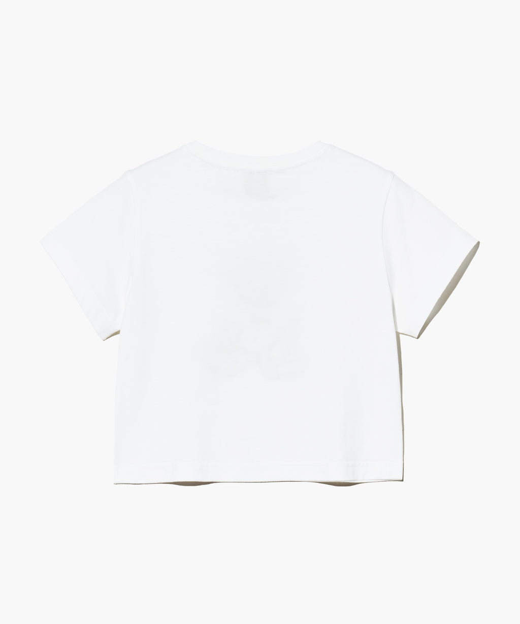 Marithé François Girbaud - W Sketch Doodle Bear Crop Tee