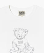 Marithé François Girbaud - W Sketch Doodle Bear Crop Tee