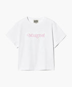 Marithé François Girbaud - W Ribbon Graphic Crop Tee
