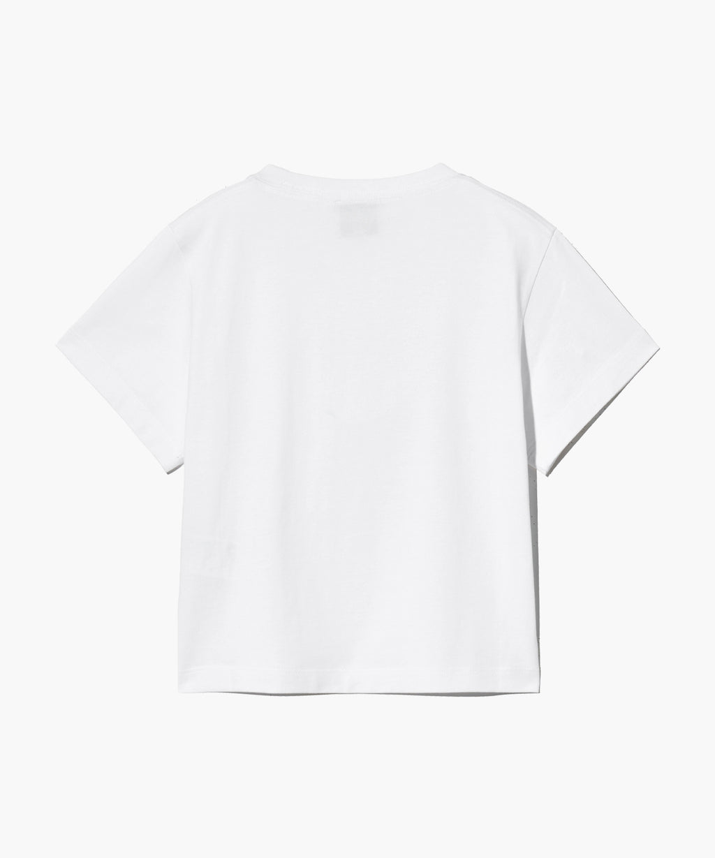Marithé François Girbaud - W Ribbon Graphic Crop Tee