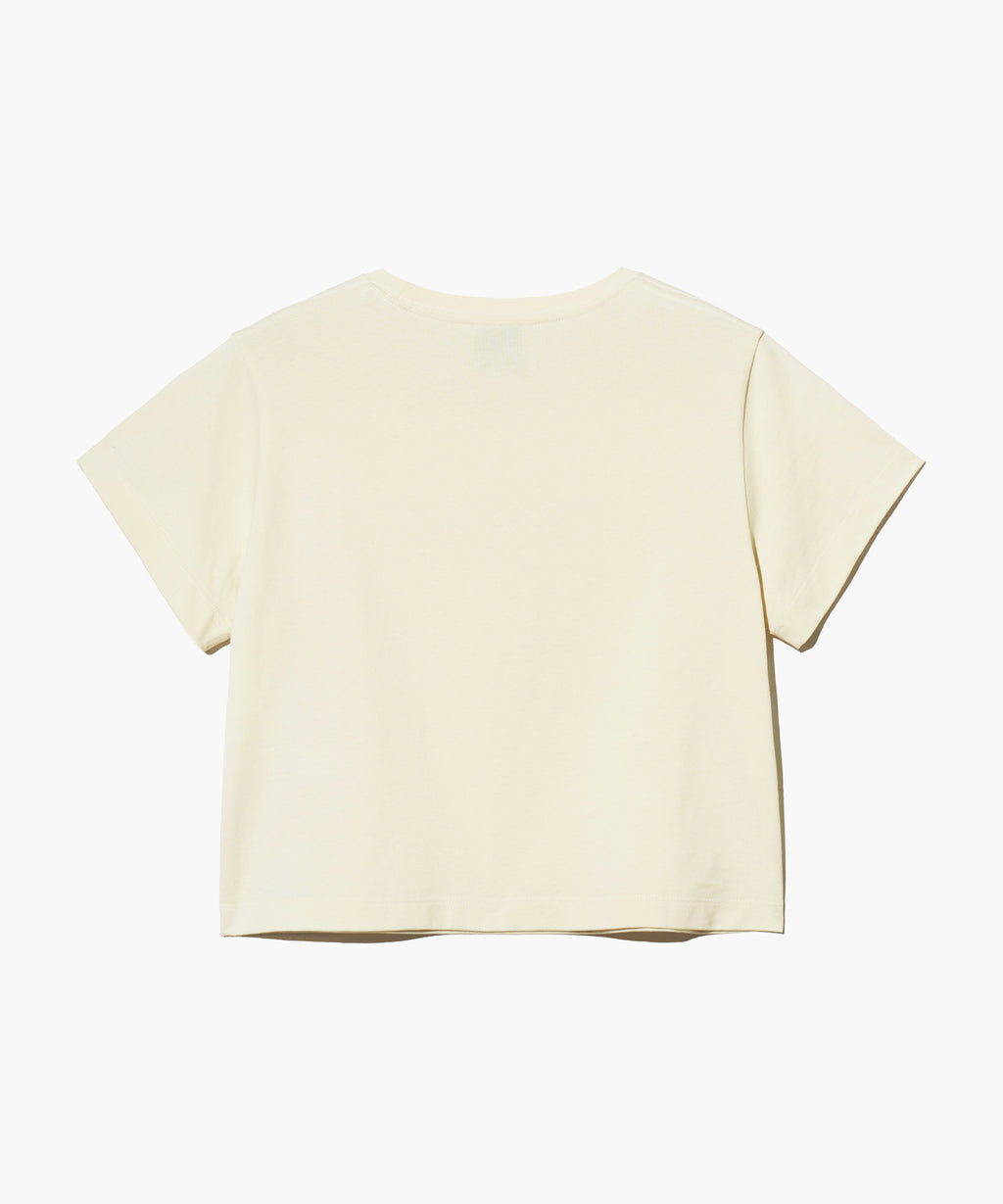 Marithé François Girbaud - W Ribbon Graphic Crop Tee