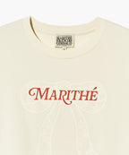 Marithé François Girbaud - W Ribbon Graphic Crop Tee