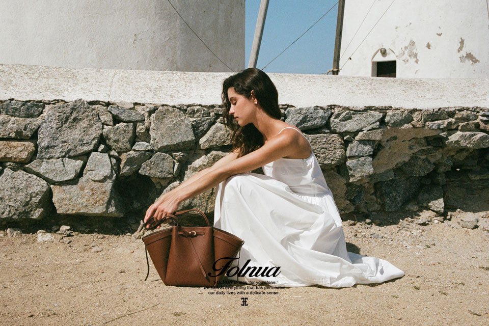 FOLNUA Anthos Bag Brown - Stitch