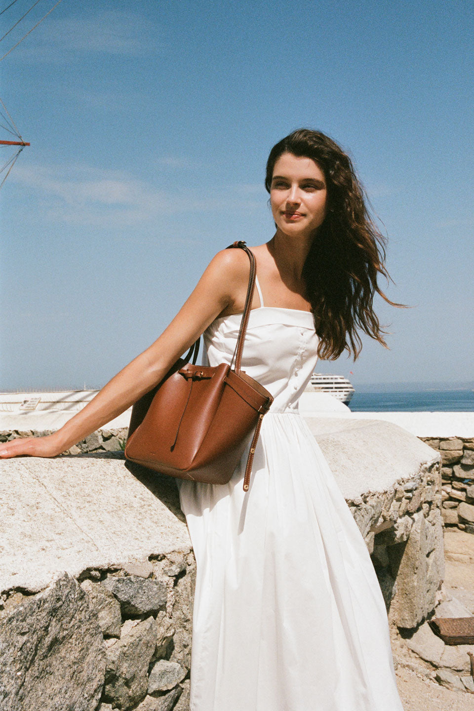 FOLNUA Anthos Bag Brown - Stitch