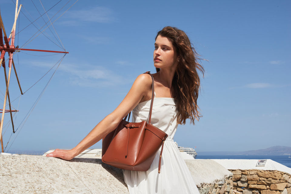 FOLNUA Anthos Bag Brown - Stitch