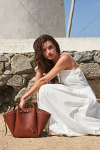 FOLNUA Anthos Bag Brown - Stitch