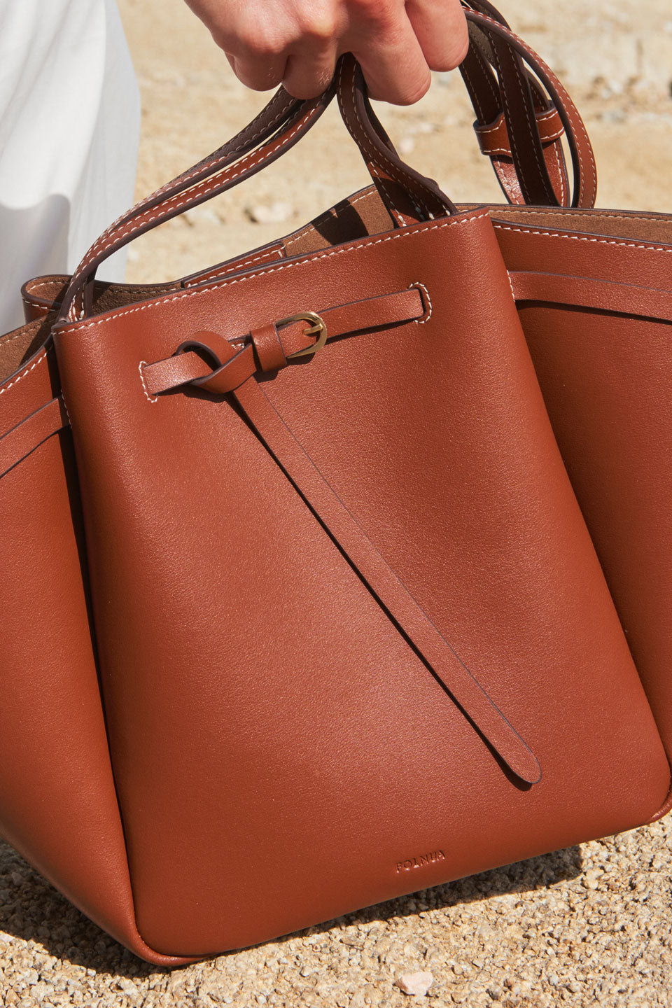 FOLNUA Anthos Bag Brown - Stitch