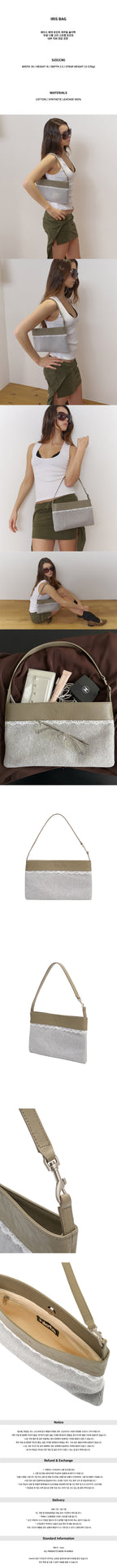 Hieta Iris Bag Light Khaki styled shots