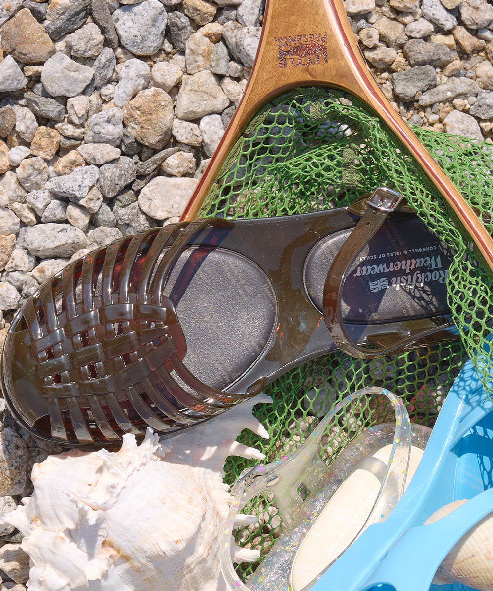 Rockfish Weatherwear GLAIR Strappy Sandals (Clear) Clear Brown view 6
