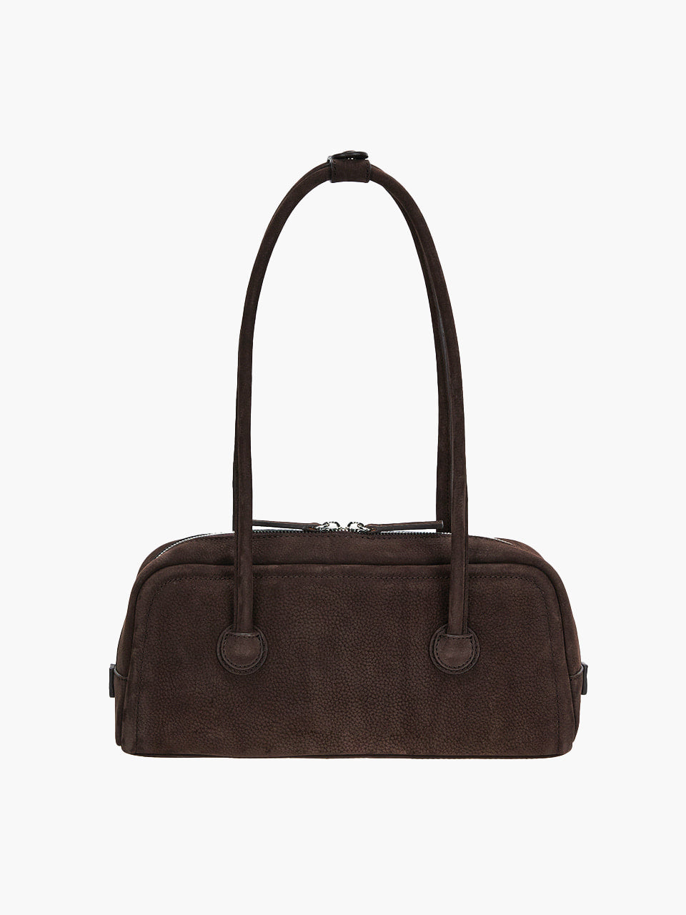 MARGESHERWOOD Soft Boston Ew Baguette Bag - Hush Nubuck