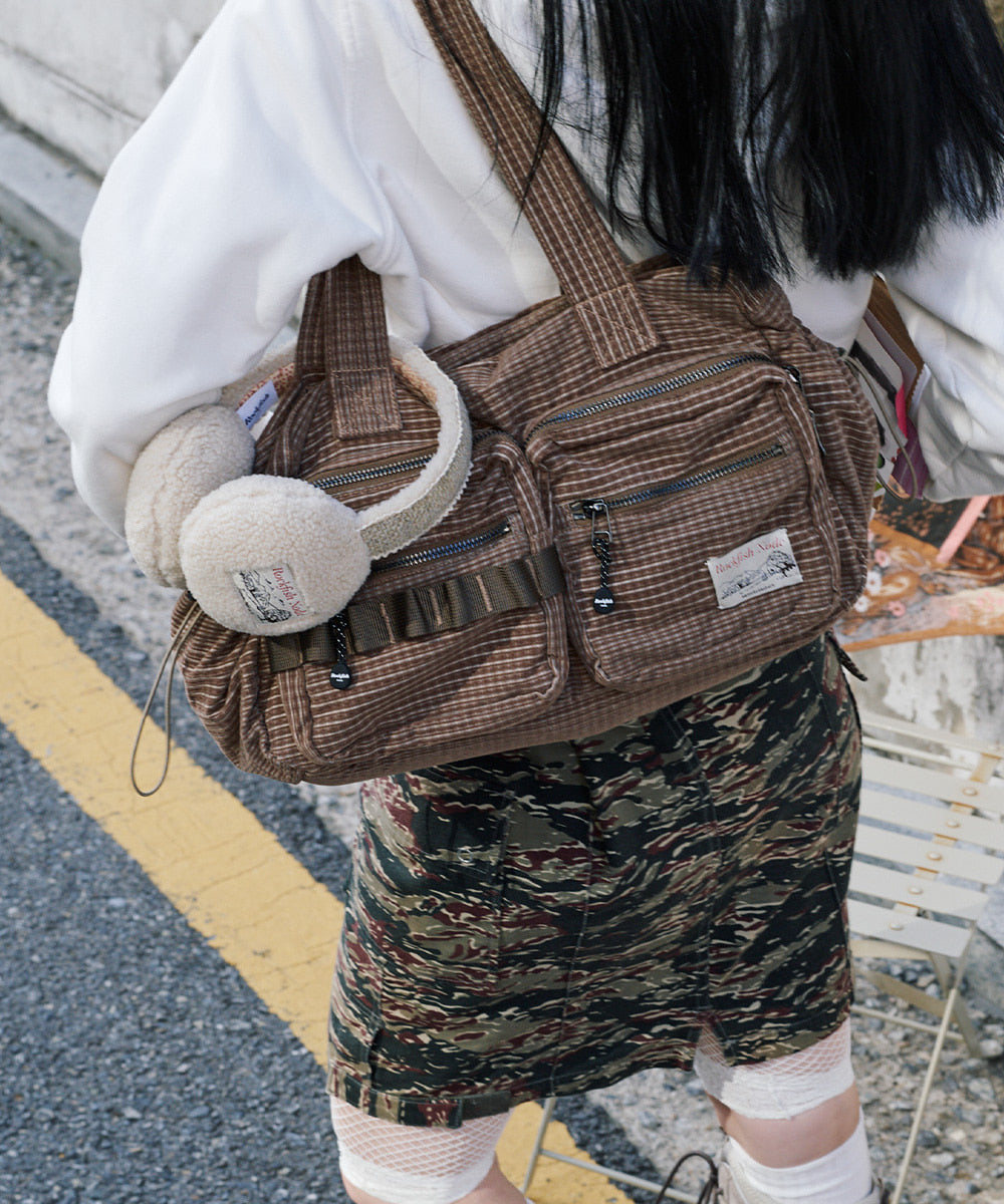 Rockfish Weatherwear Check Bowling Bag Brown photo 6