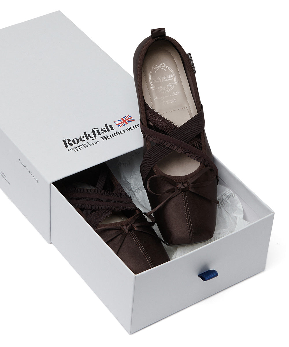 Rockfish Weatherwear Banding Ballet Flats - Brown view 12