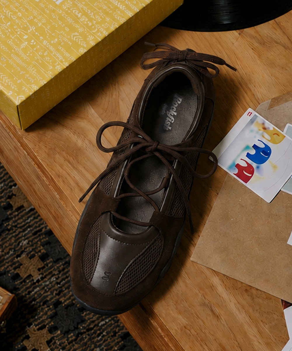 Rockfish Weatherwear NICOLE WEAVING LACEUP SNEAKERS V2 Choco 13