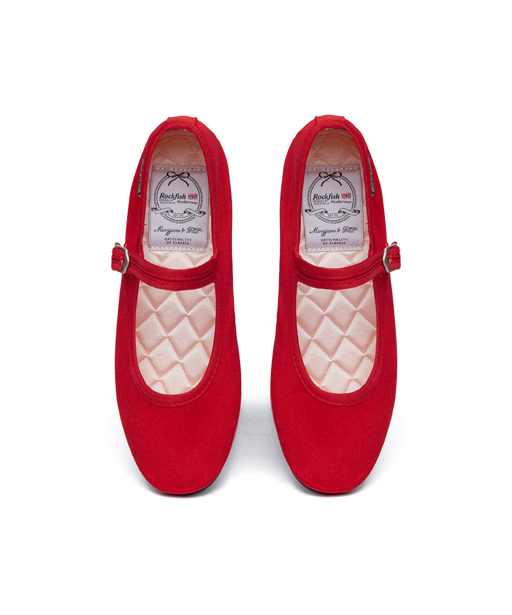 Rockfish Weatherwear Bella Quilted Maryjanes Red view 6